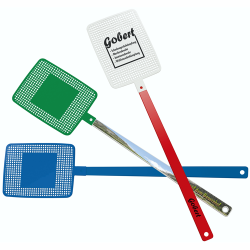 Fluesmækker med logo har stort trykfelt til din reklame