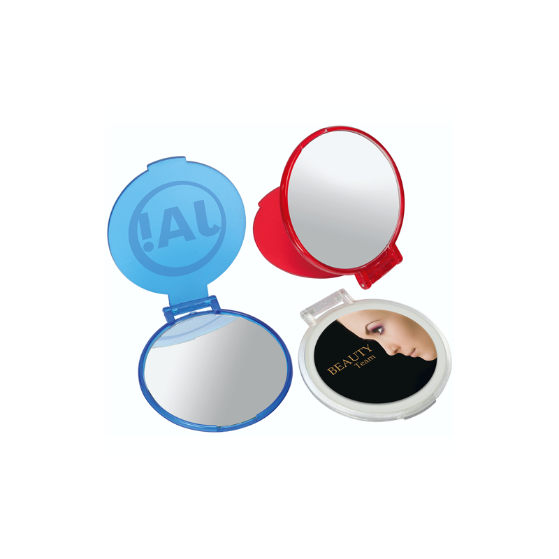 køb makeup pejl fra 100 stk med logo her- køb taskespejl med tryk nu