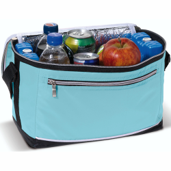 Køletaske med tryk leveres med skulderrem og i  5 nye farver