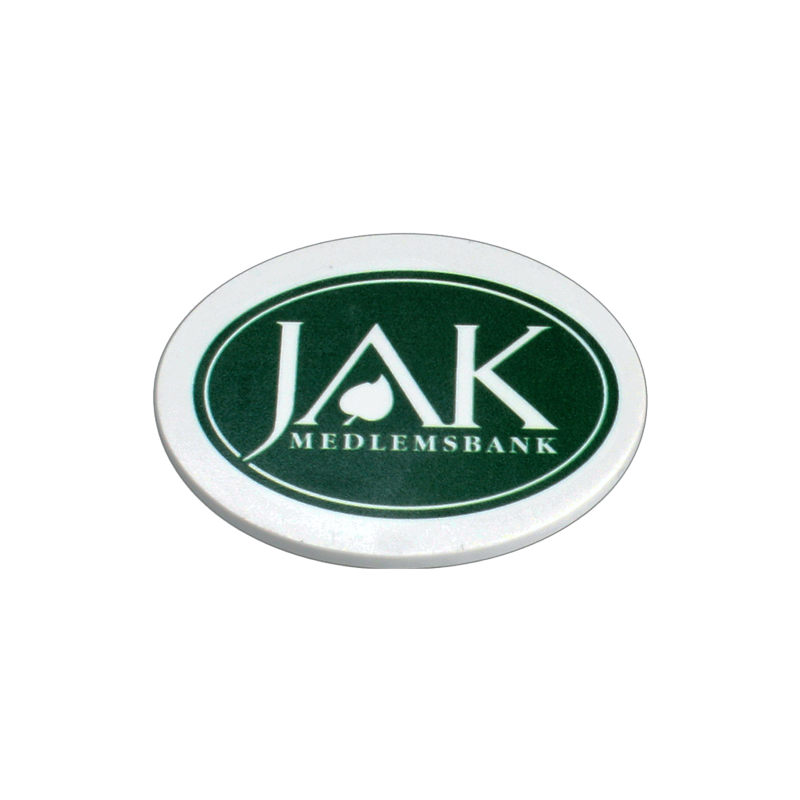 Køb magnet med logo fra 500 stk - se billige hårde magneter med logo