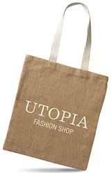 Juteposer er en elegant stor shopper med logo