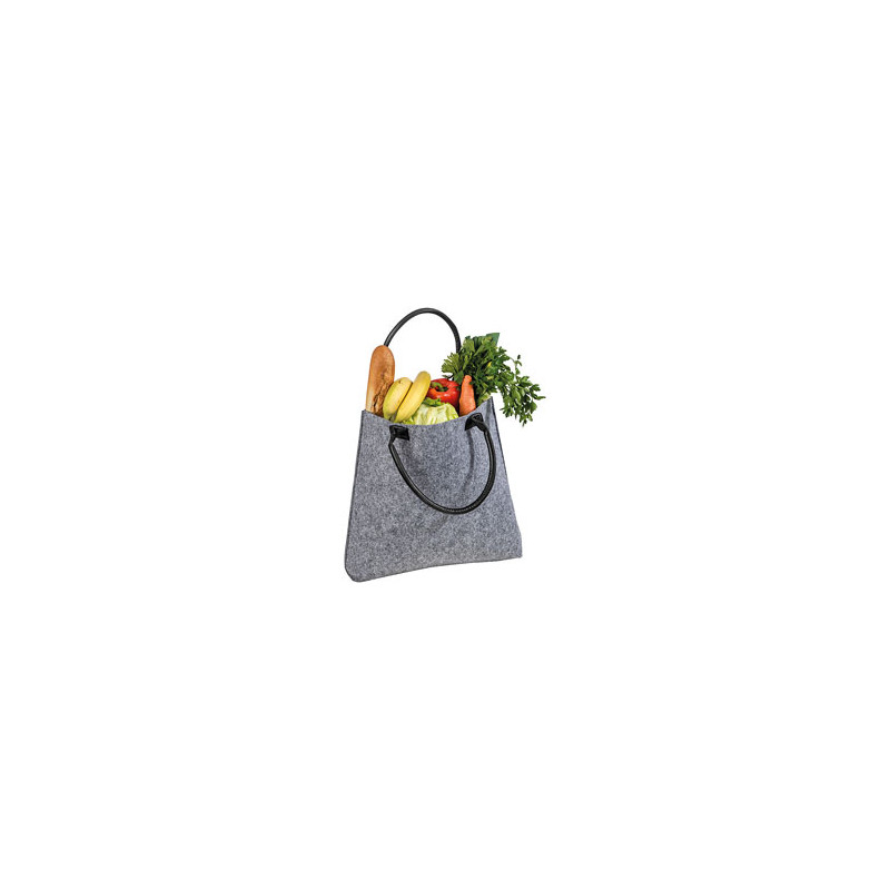 Filttaske med logo- ny elegant filt shopper 