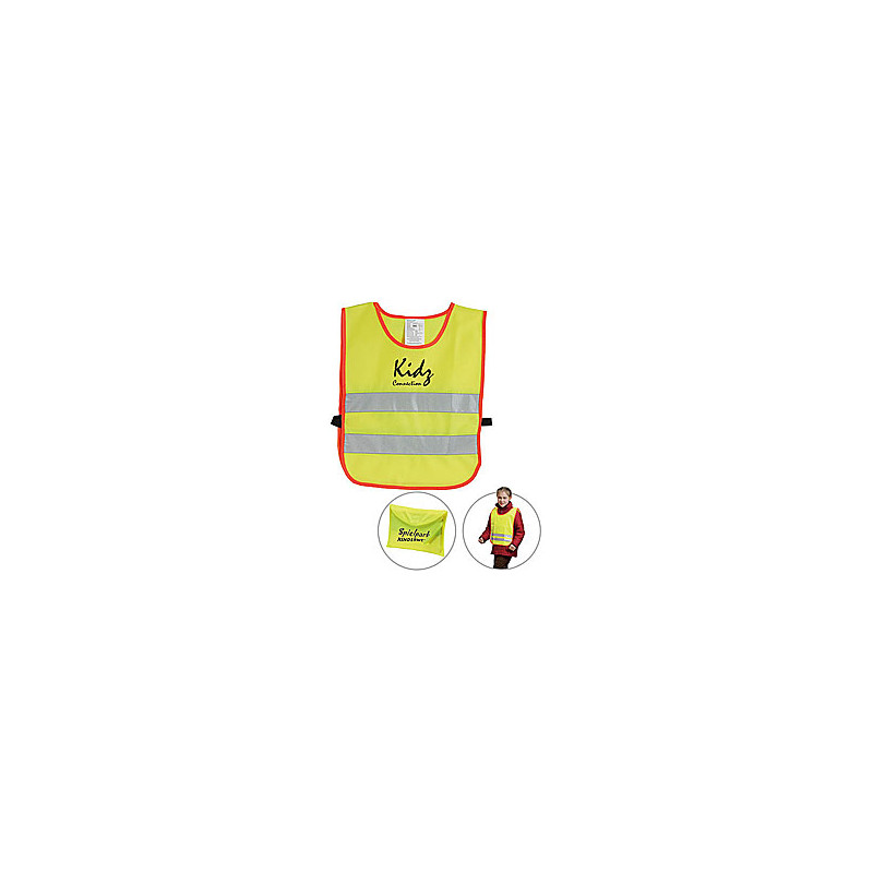 Refleksvest til børn - sikkerhedsvest og trafikvest - TILBUD