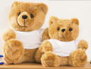 Plysbamser - teddybamser med tryk på T-shits-0