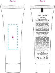 Solcreme med logo - solcreme i tube faktor 30-0