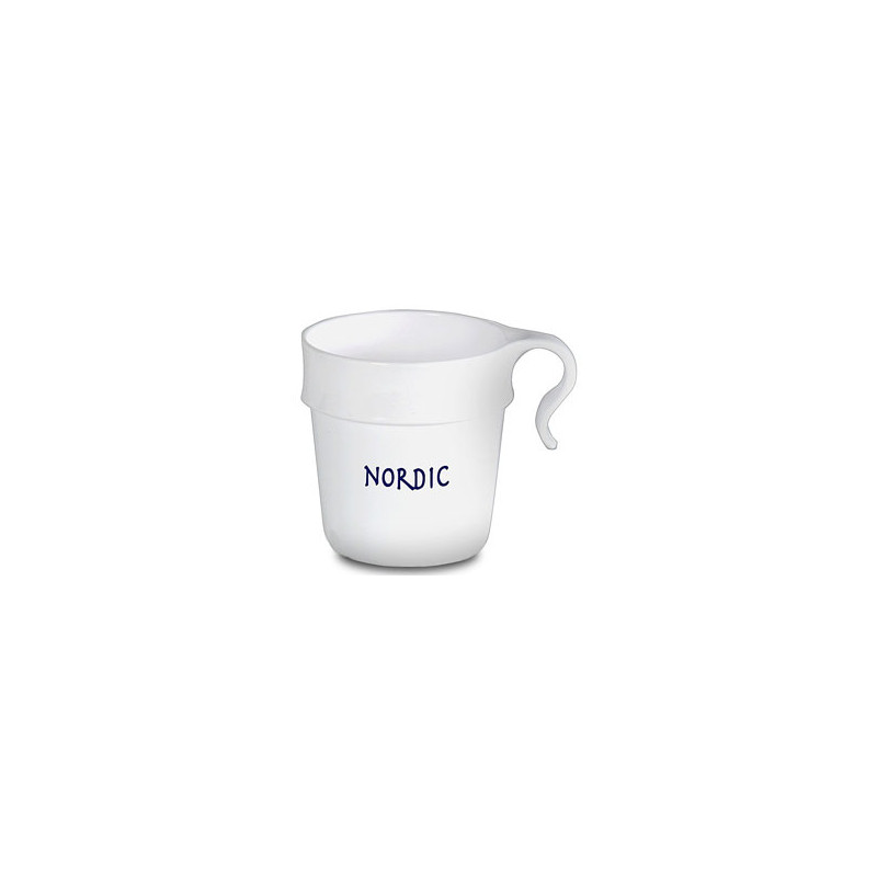 Plastikkrus i 7 farver - Nordic kaffekrus med logo -0