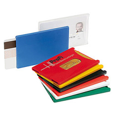 Kortholder til kreditkort med logo fås nu i 4 farver