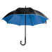  Paraply - med logo - luksus paraply med 2 farvede sider