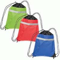 Mini rygsæk - gymnastikpose med refleksstriber 