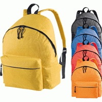 Rygsæk i 5 friske farver- stor robust rygsæk - TILBUD