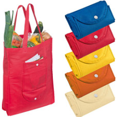 Foldbare muleposer - bæreposer med logo -  4 farver - TILBUD