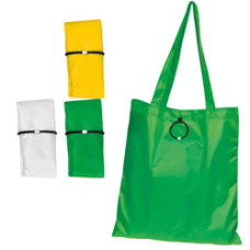 Shopper med logo - foldbare bæreposer