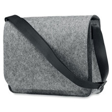 Computer taske -  elegant filt skuldertaske med logo 