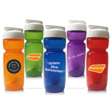 Drikkedunk - med logo- 5 farver - Hit transparent vandflaske