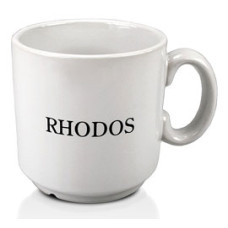 Kaffekrus med logo - stabelbart krus - Rhodos reklamekrus 