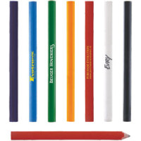 Tømrerblyant - med tryk - blyanter fås nu 7 farver
