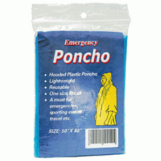 Poncho - regnponcho til voksne eller børn - Festivalponcho