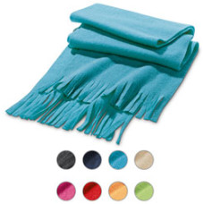 Halstørklæde i 8 friske farver med frynser - fås med logo