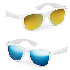 Solbriller med spejlglas i 2 farver og med UV400 beskyttelse