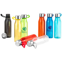 Drikkedunk med fullcolor tryk -  PET vandflaske med håndtag 