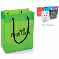 Bæreposer - med kraftige rebhåndtag - transparente bæreposer